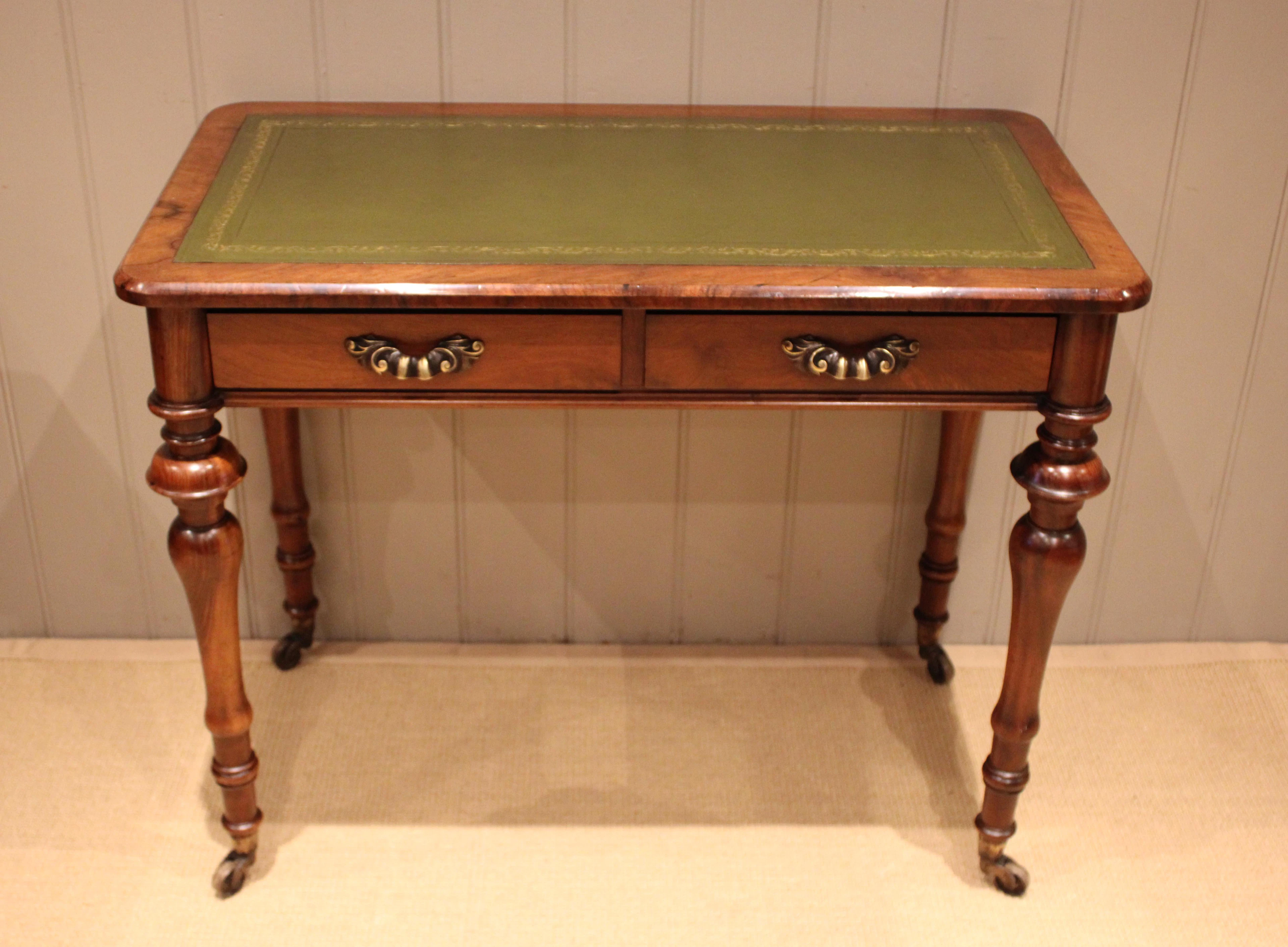 Late 19th Century Walnut Writing Desk