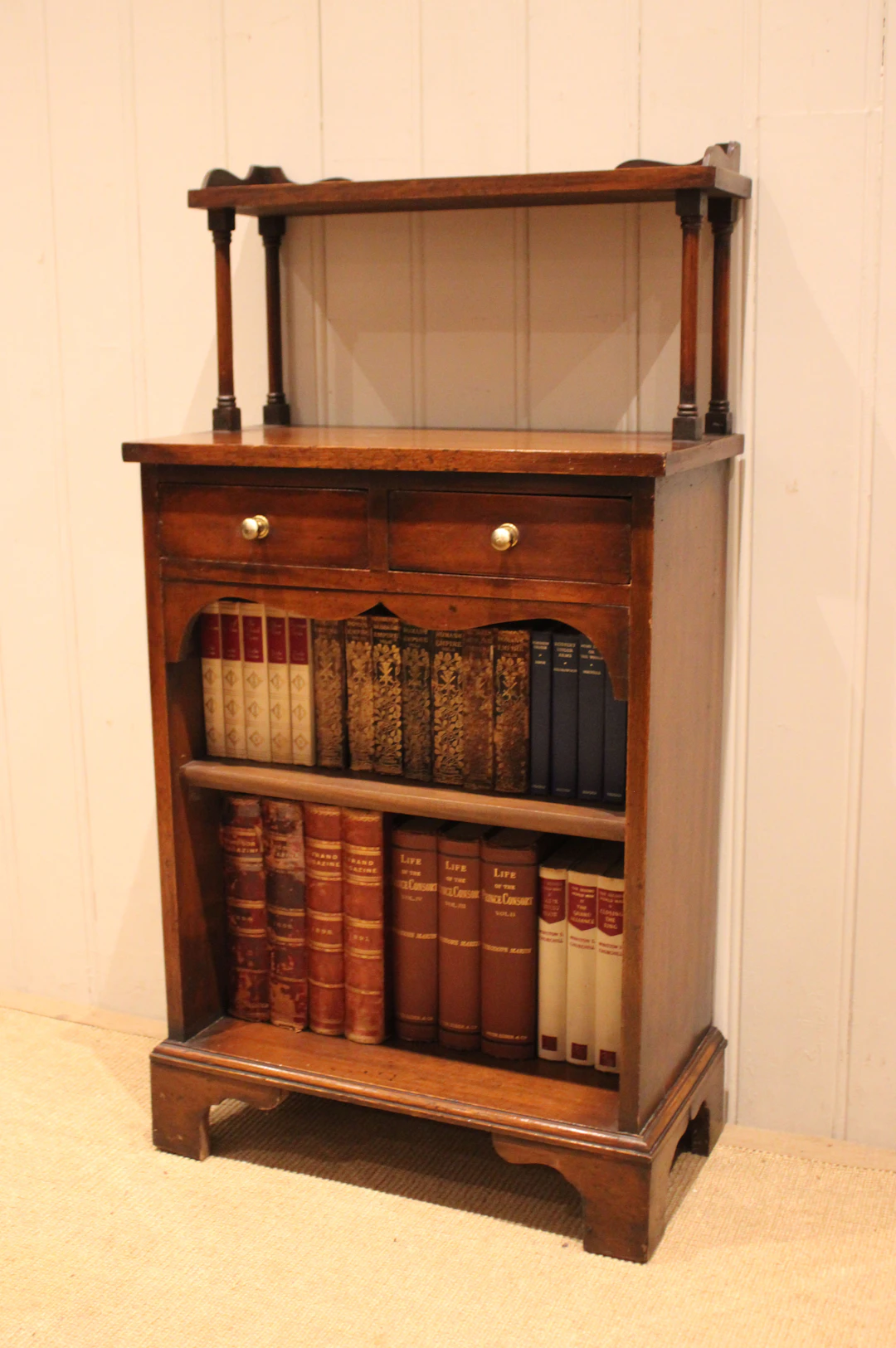 Mahogany Side Cabinet Bookcase