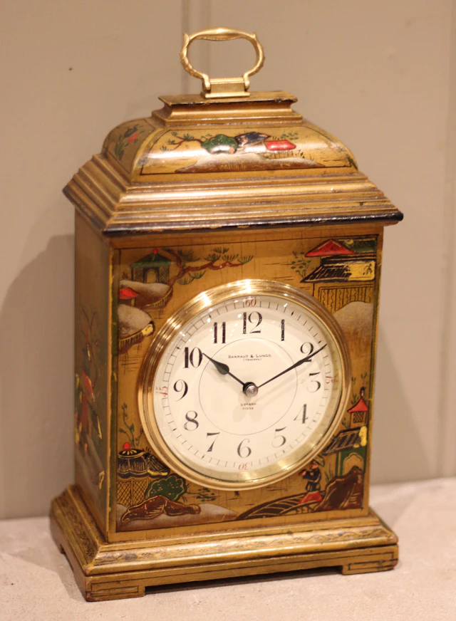 Small Chinoiserie Bracket Clock