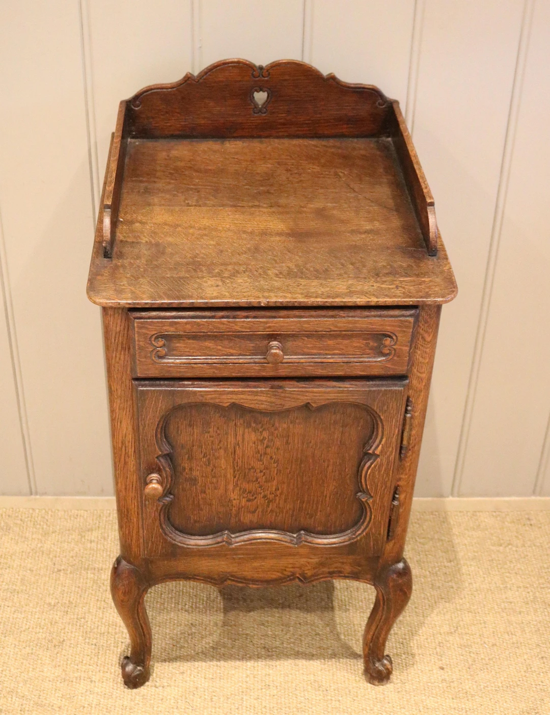 Solid Oak Bedside Cabinet