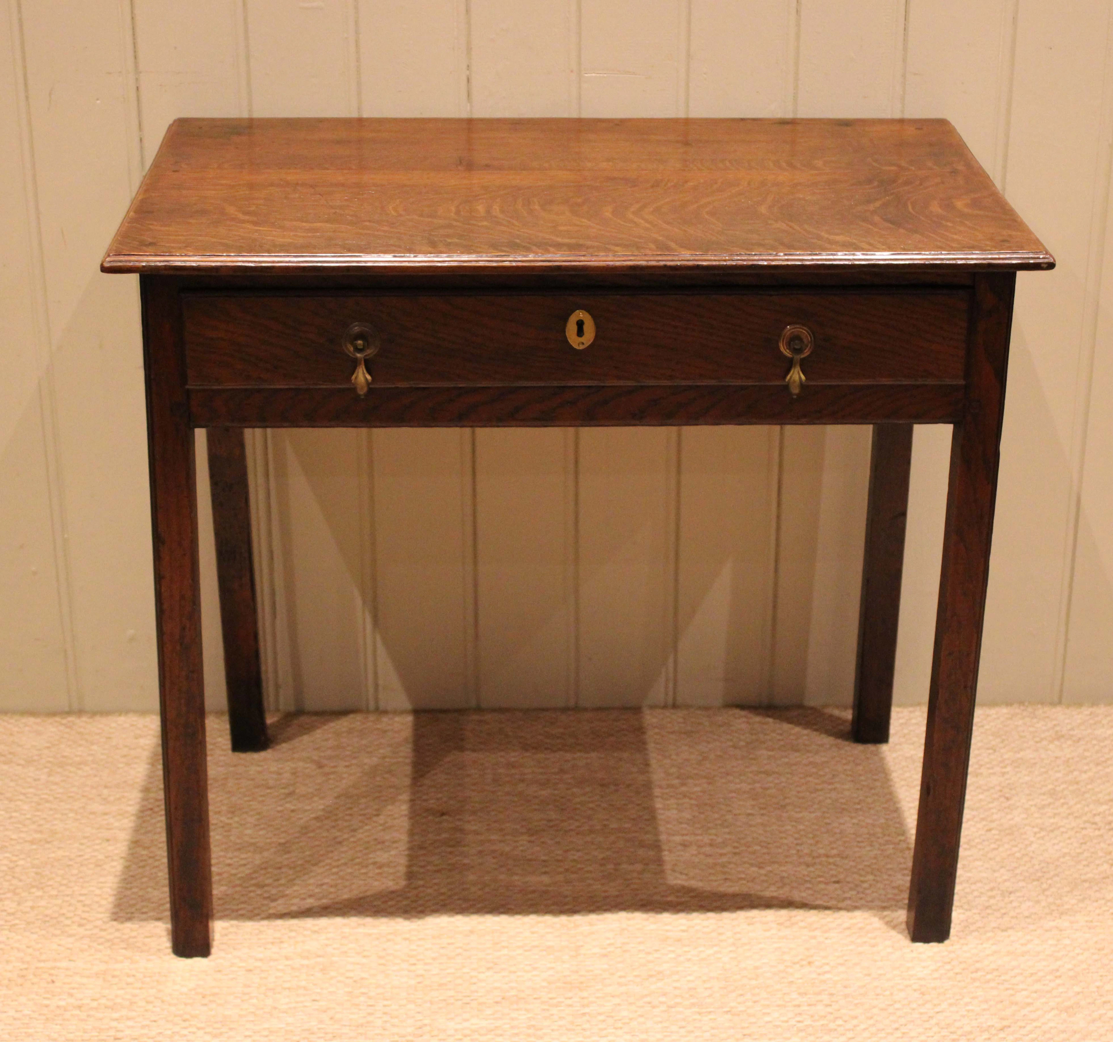 George III Oak Side Table