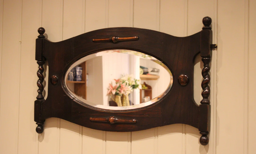 Oak Framed Wall mirror