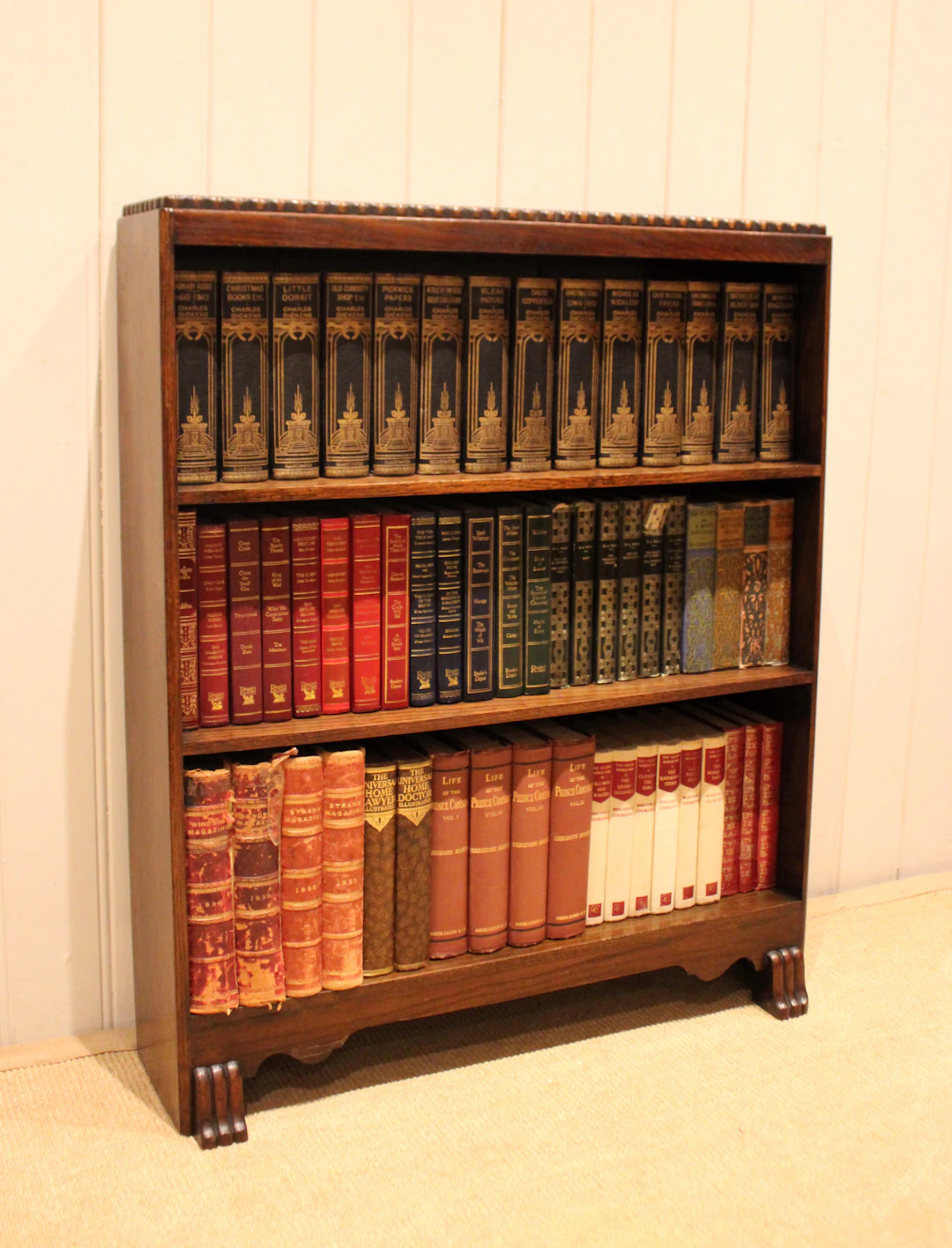 Oak Open Bookcase