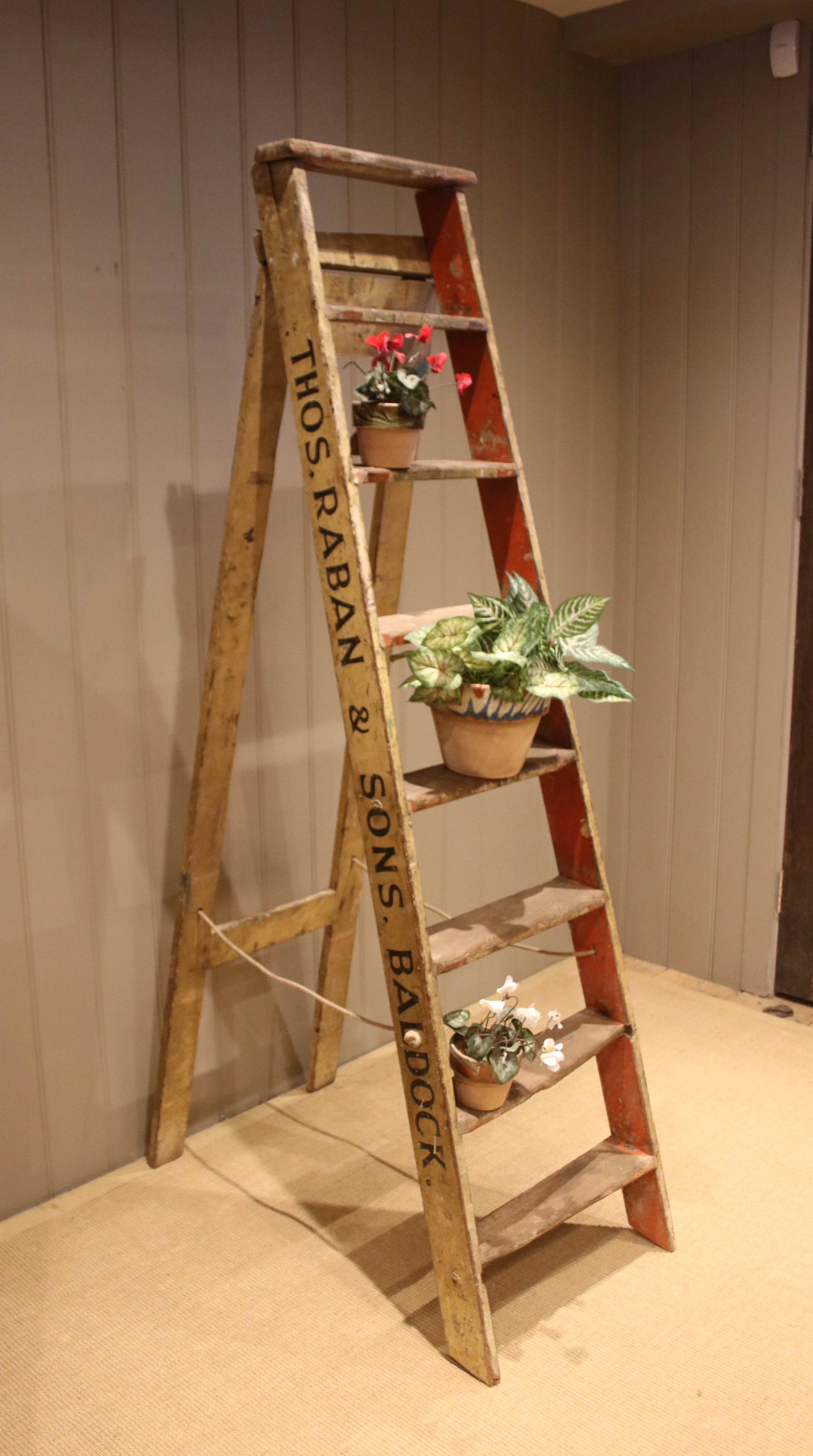 Early 20th Century Ash Step Ladders