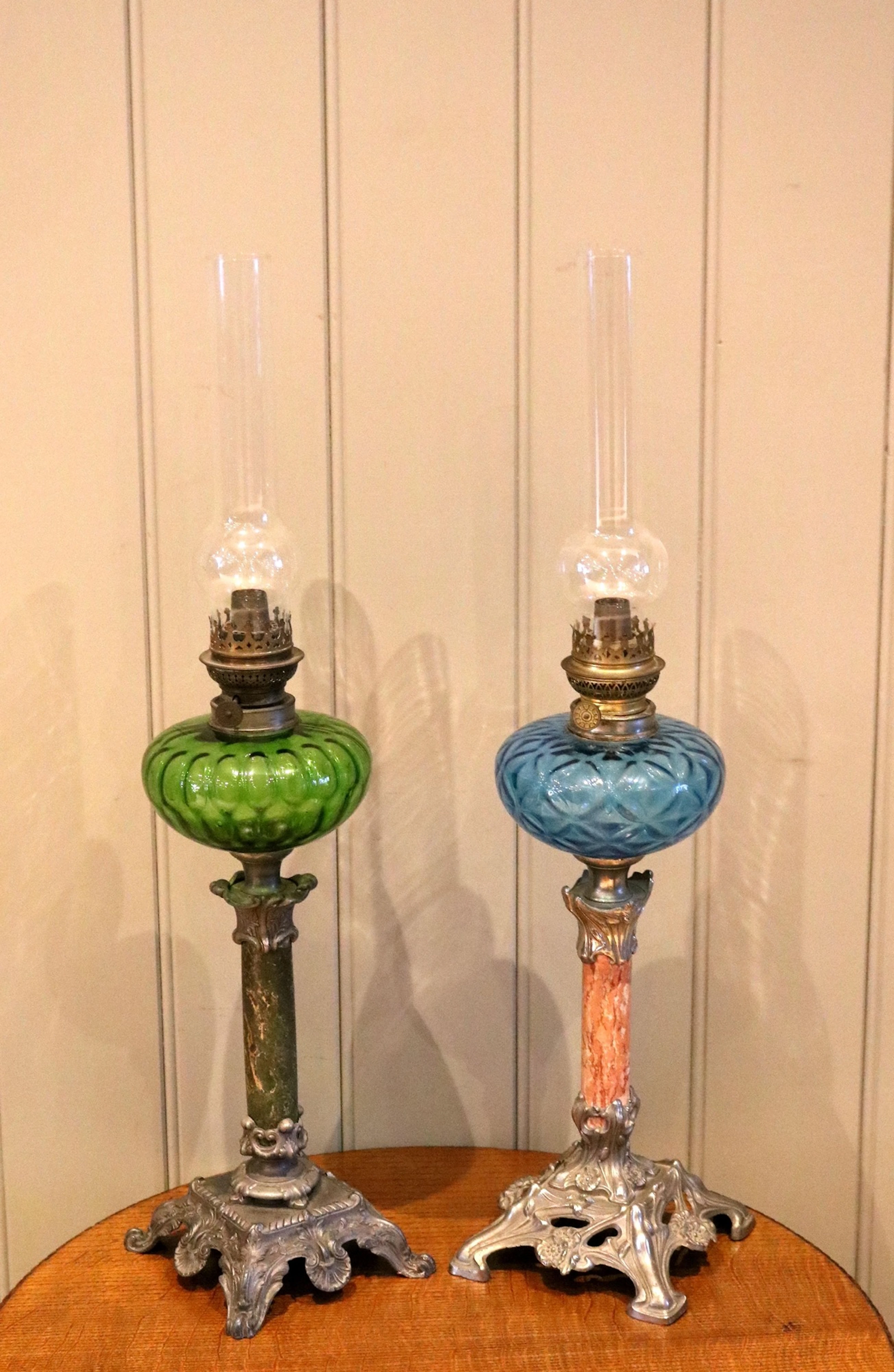 French Oil Lamp
