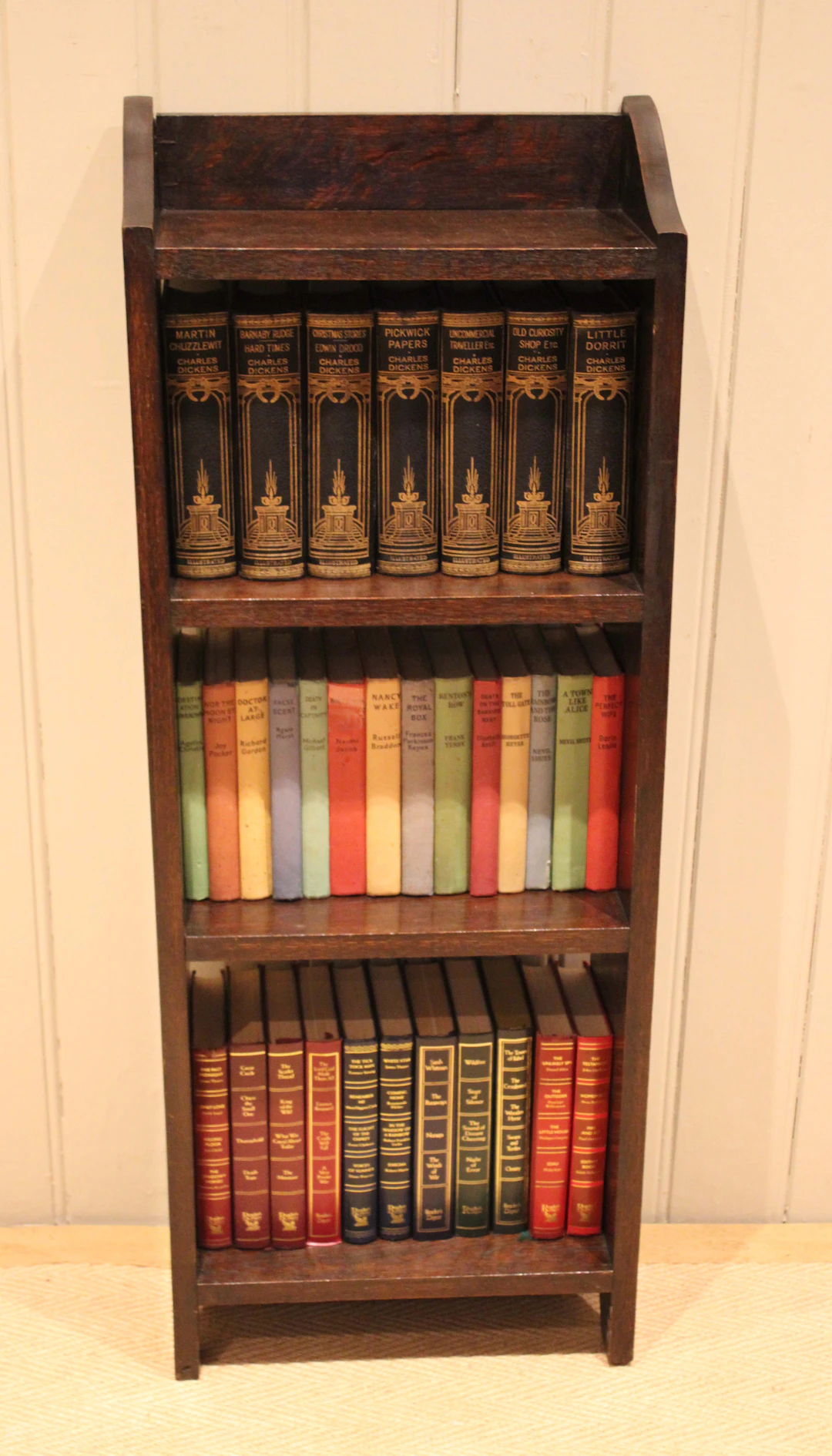 Small Oak Open Bookcase