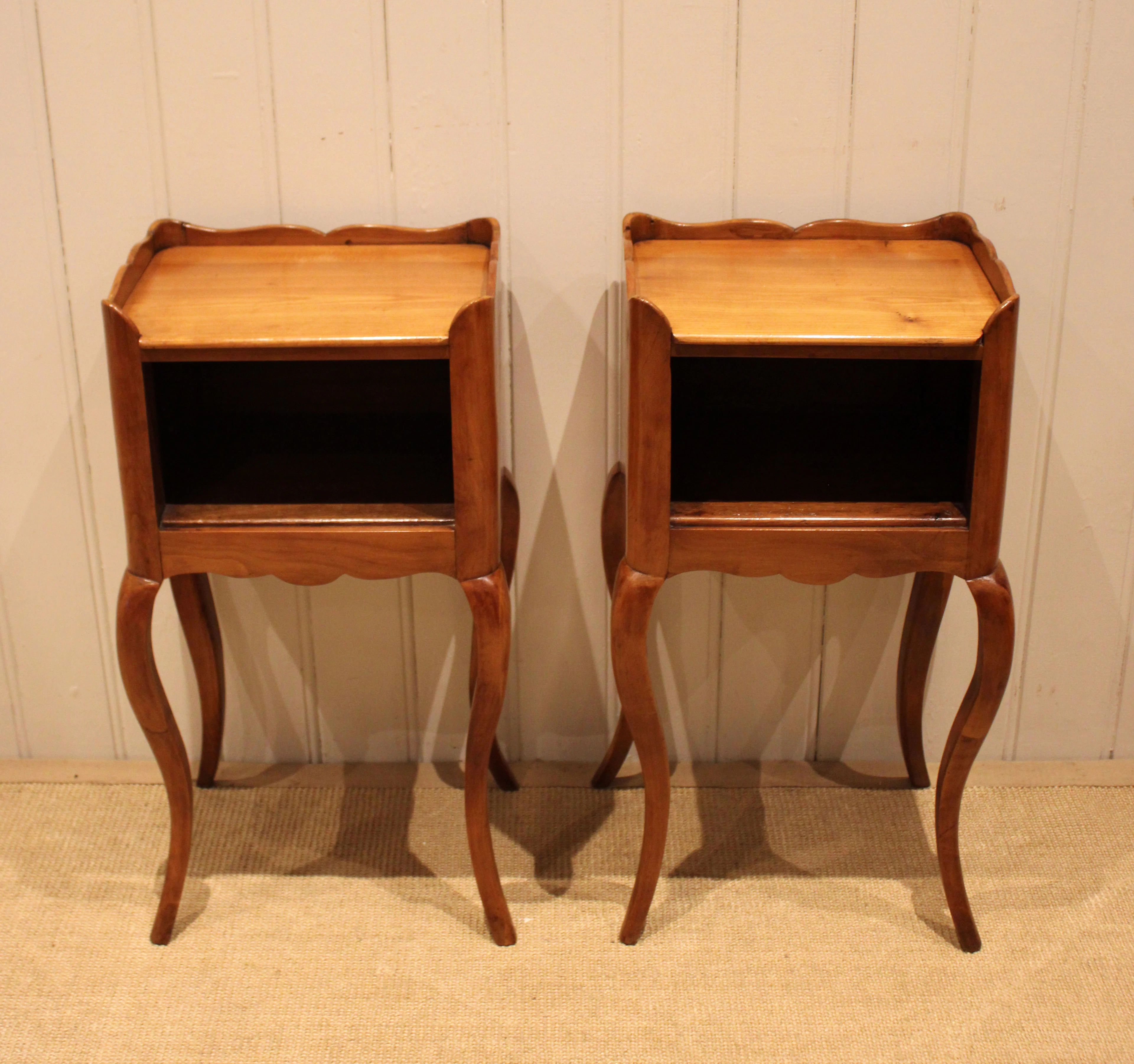 Pair Of Cherrywood Bedside Cabinets