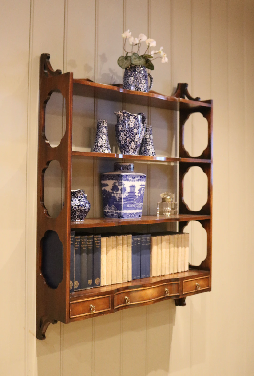 Mahogany Wall Shelves