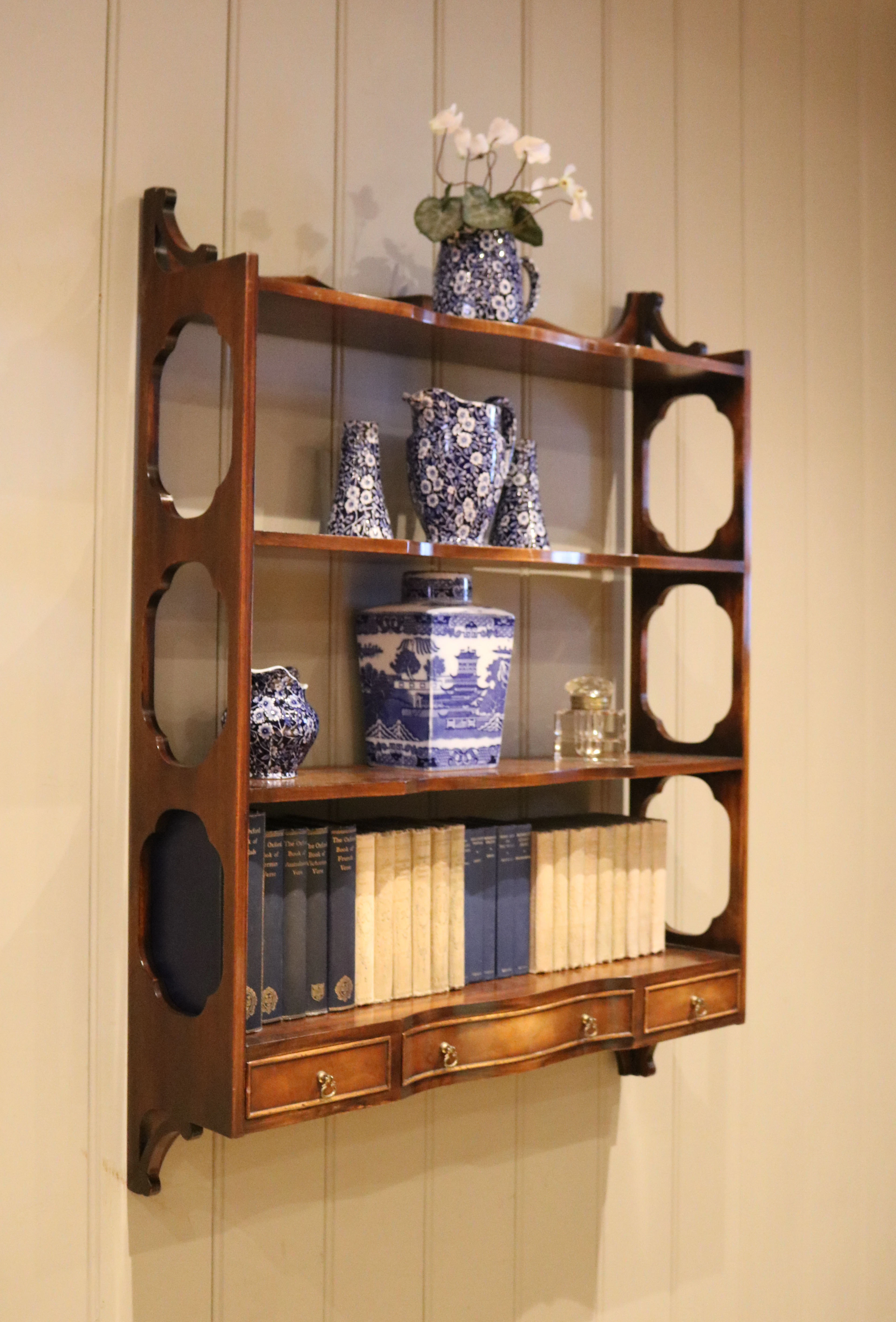 Mahogany Wall Shelves