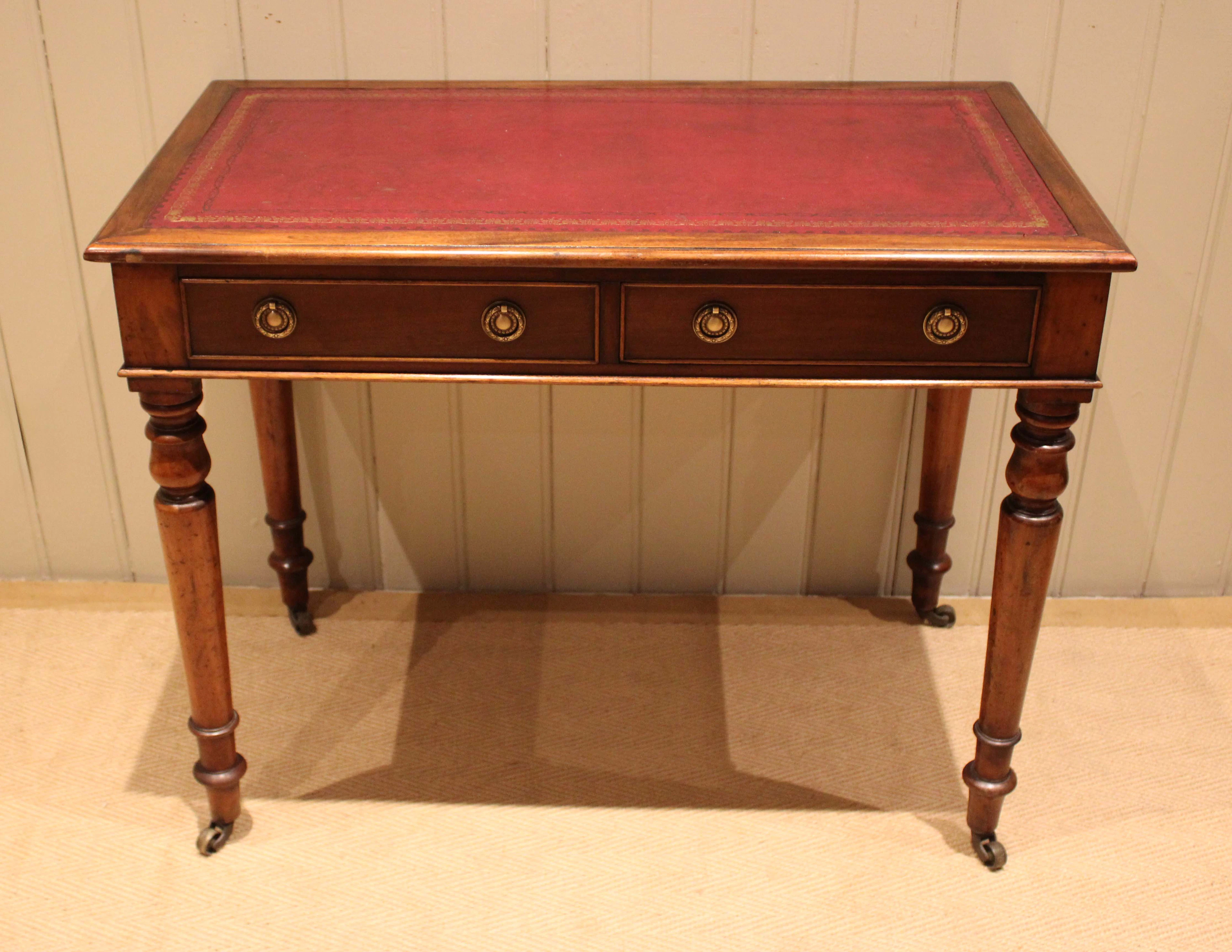 Late 19th Century Mahogany Writing Desk