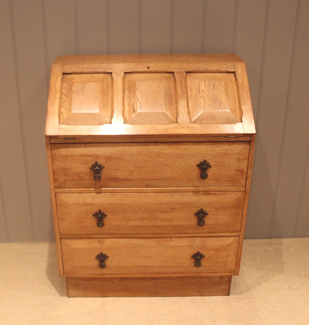 Solid Golden Oak Bureau