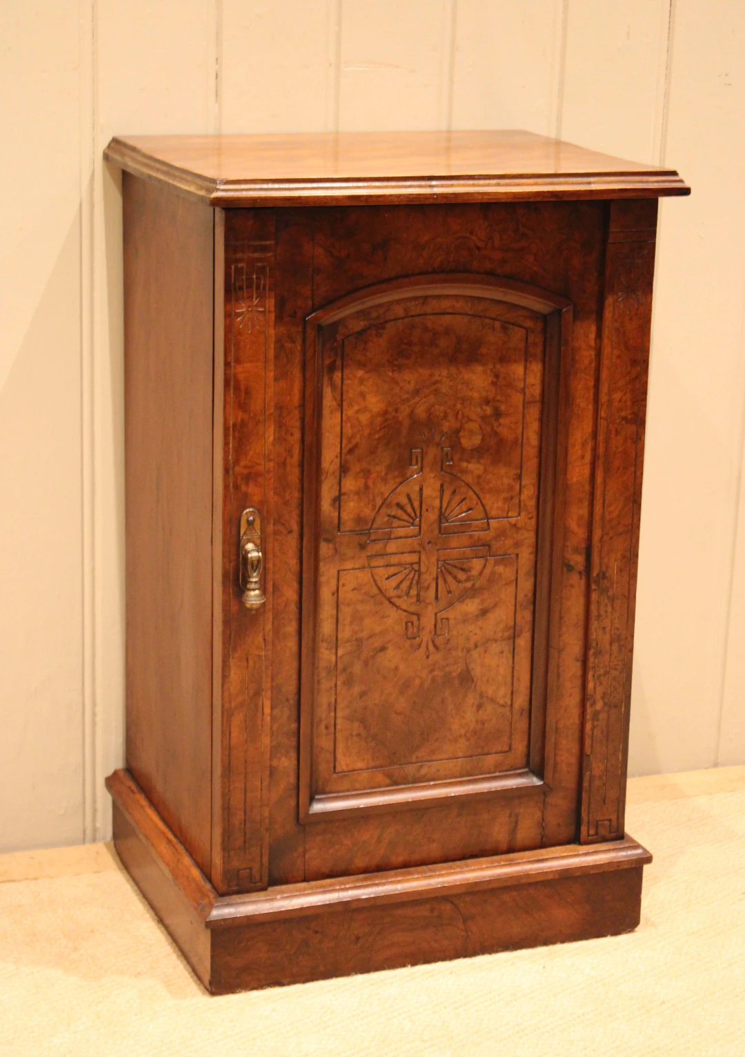 Late 19th Century Walnut Bedside Cabinet