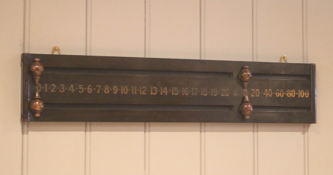 Beech Billiard Score Board