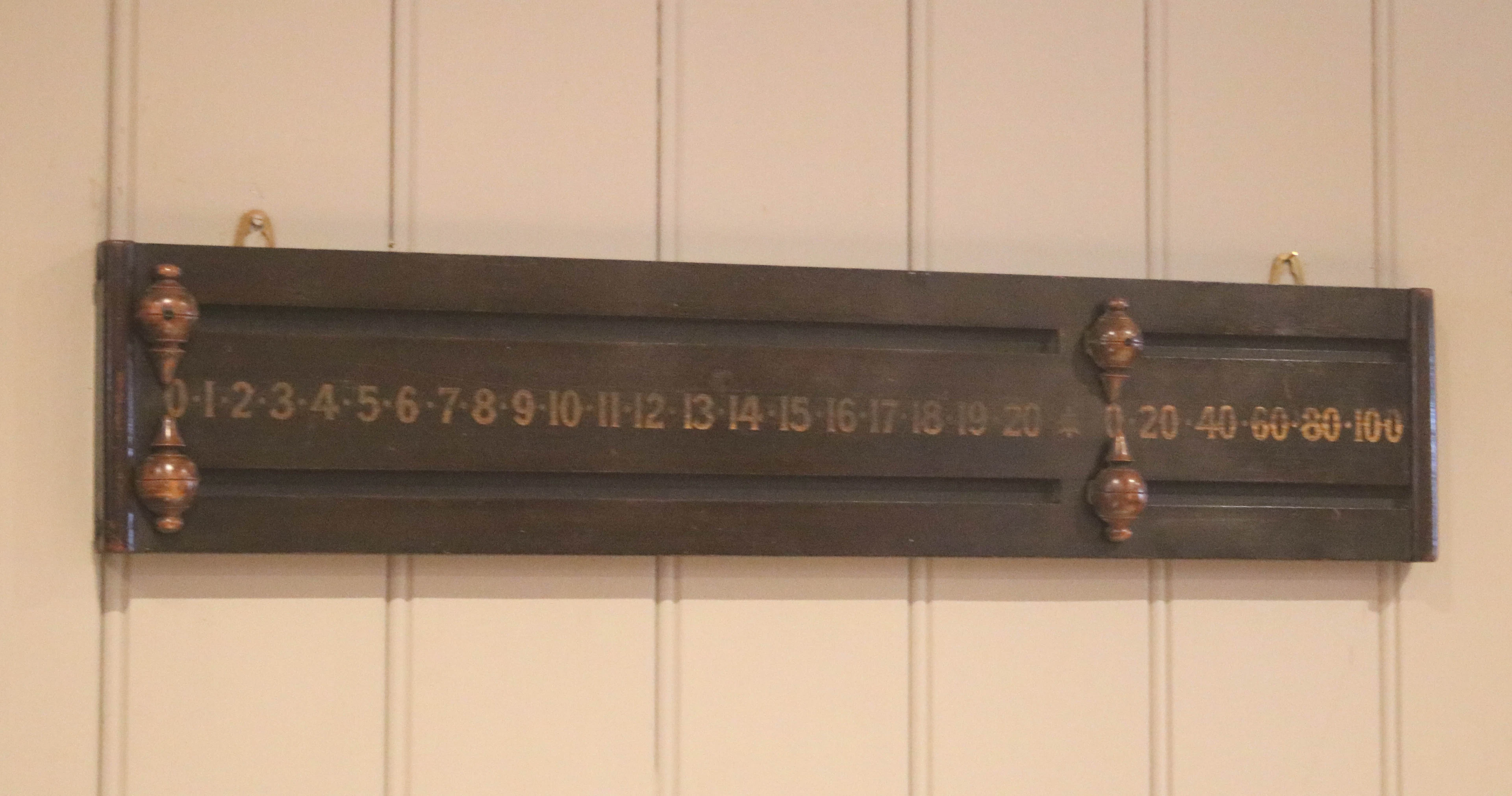 Beech Billiard Score Board