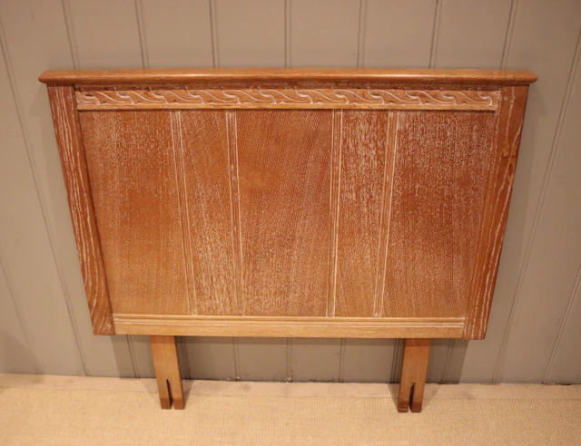 Single Limed Oak Headboard