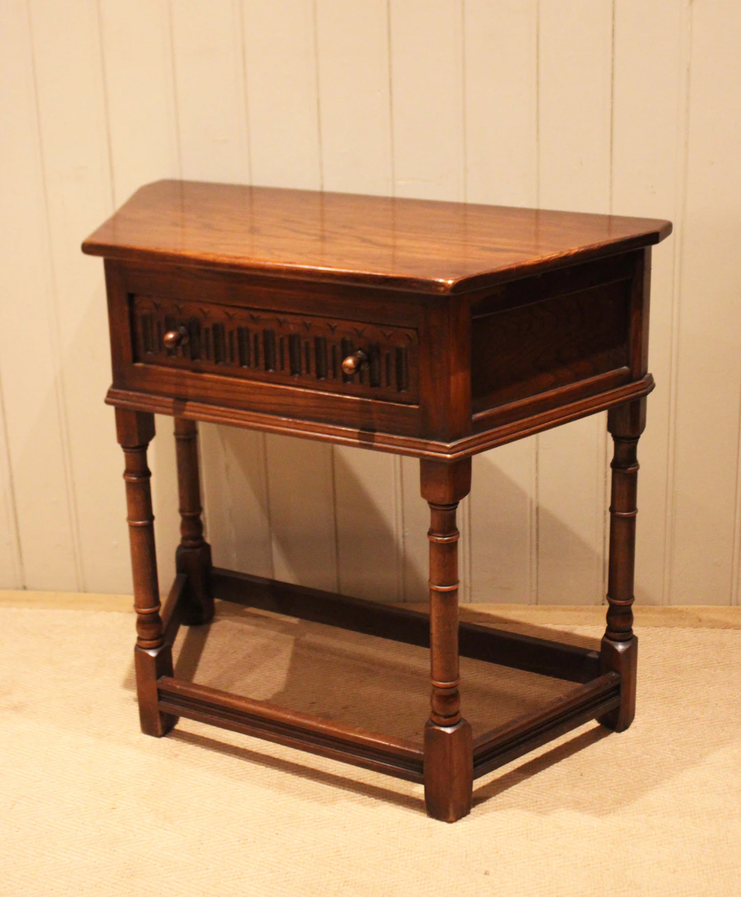 Solid Oak Side Table