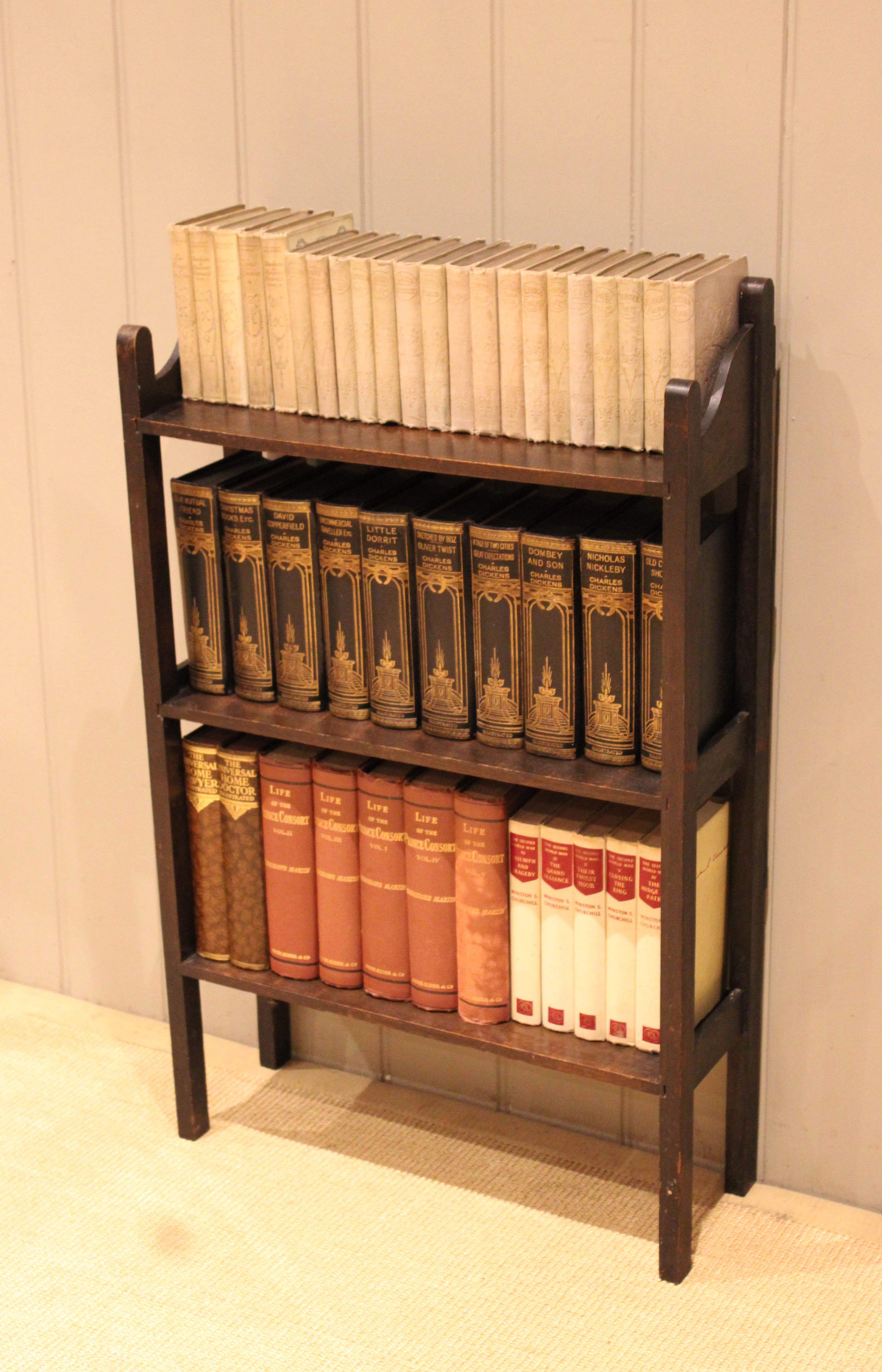 Small Oak Open Bookcase