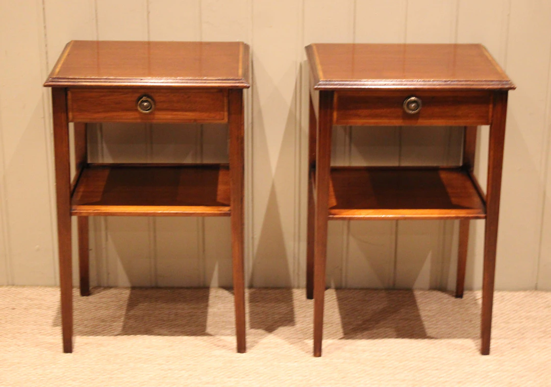 Pair Of Mahogany Tables