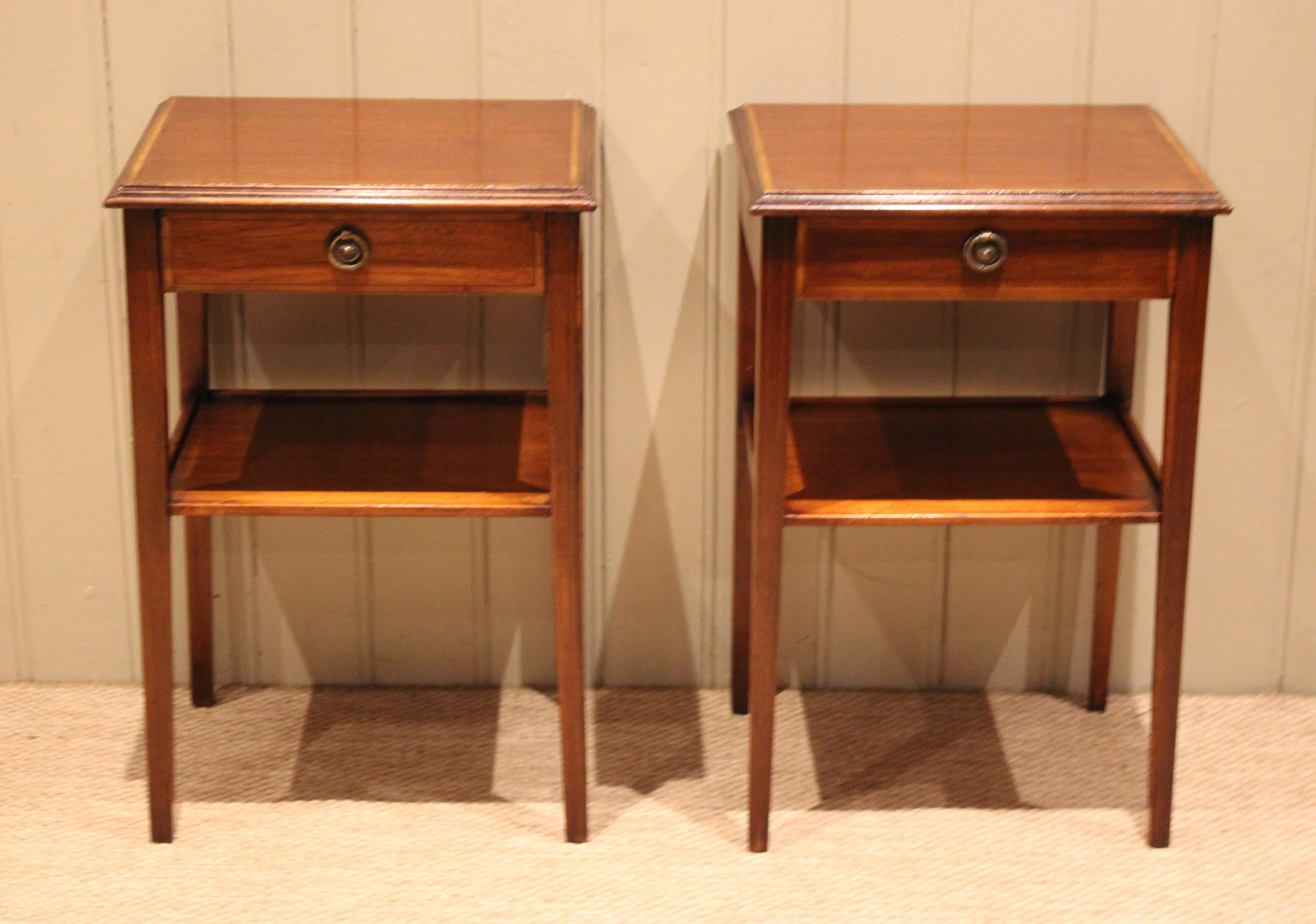 Pair Of Mahogany Tables