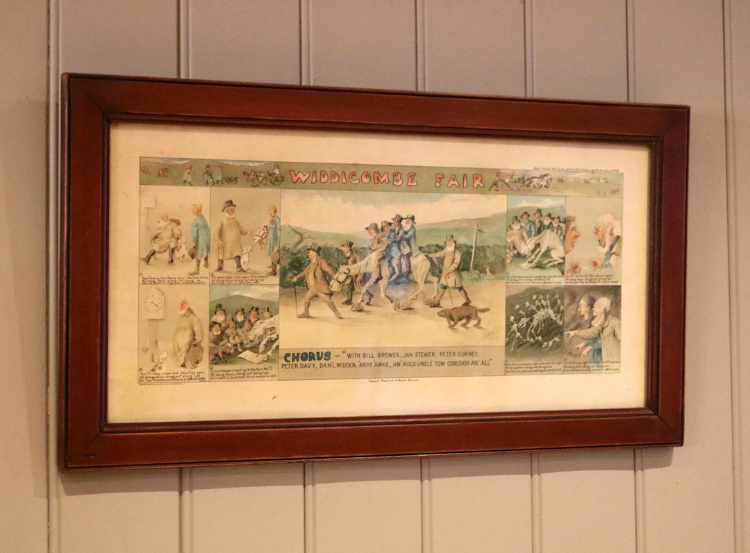 Framed Widdecombe Fair Print