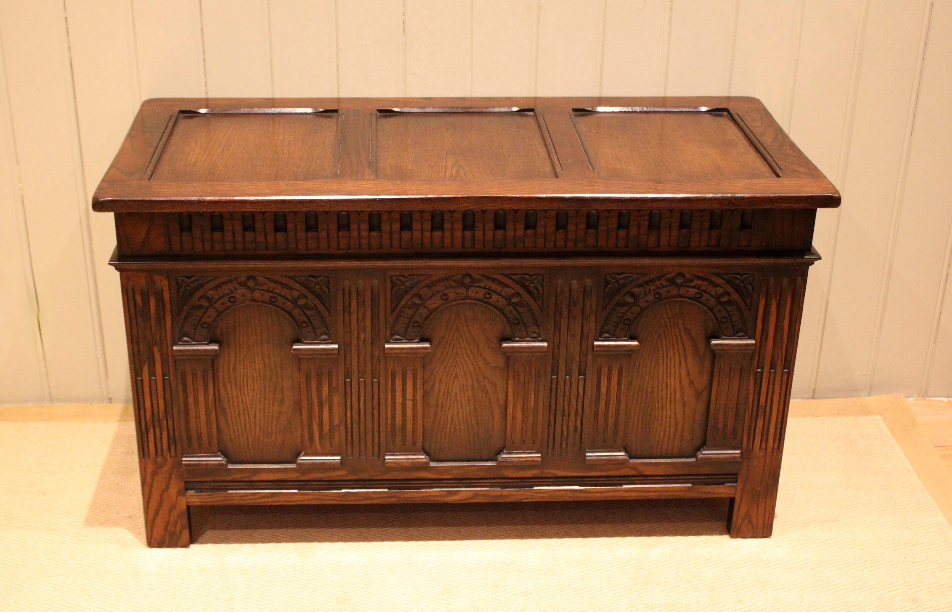 Large Oak Coffer