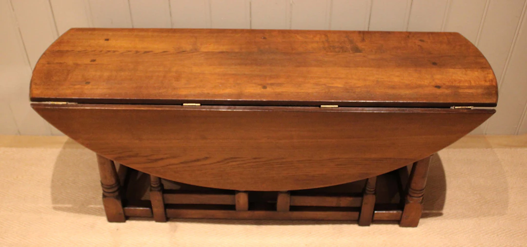 Solid Oak Gateleg Low Table