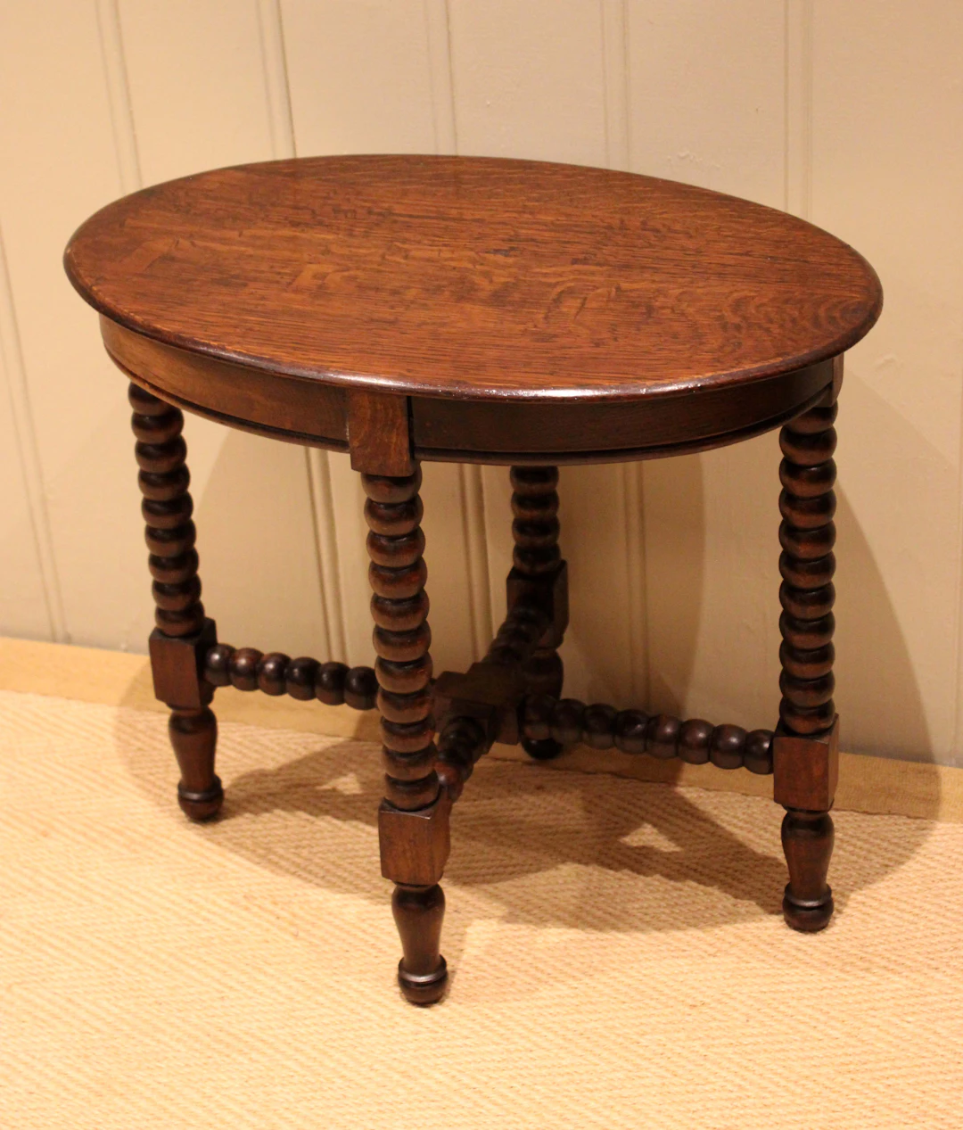 Small Oak Oval Table