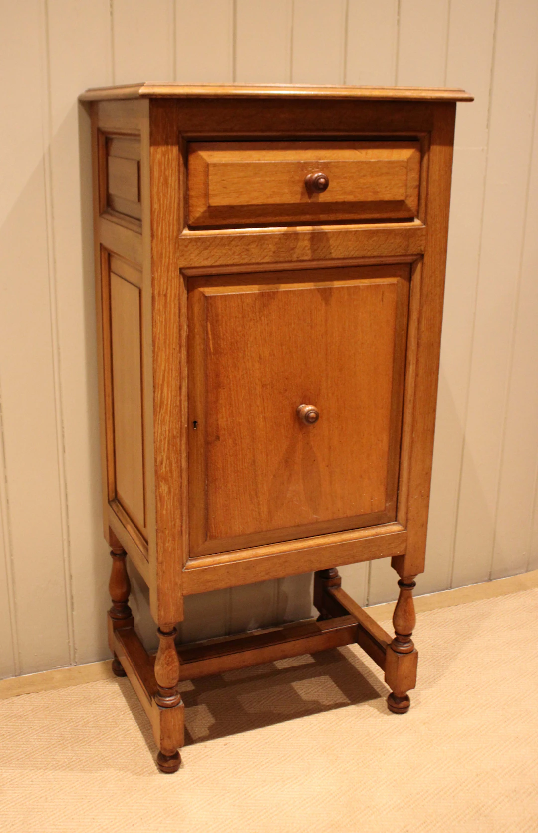 Edwardian Oak Side Cabinet
