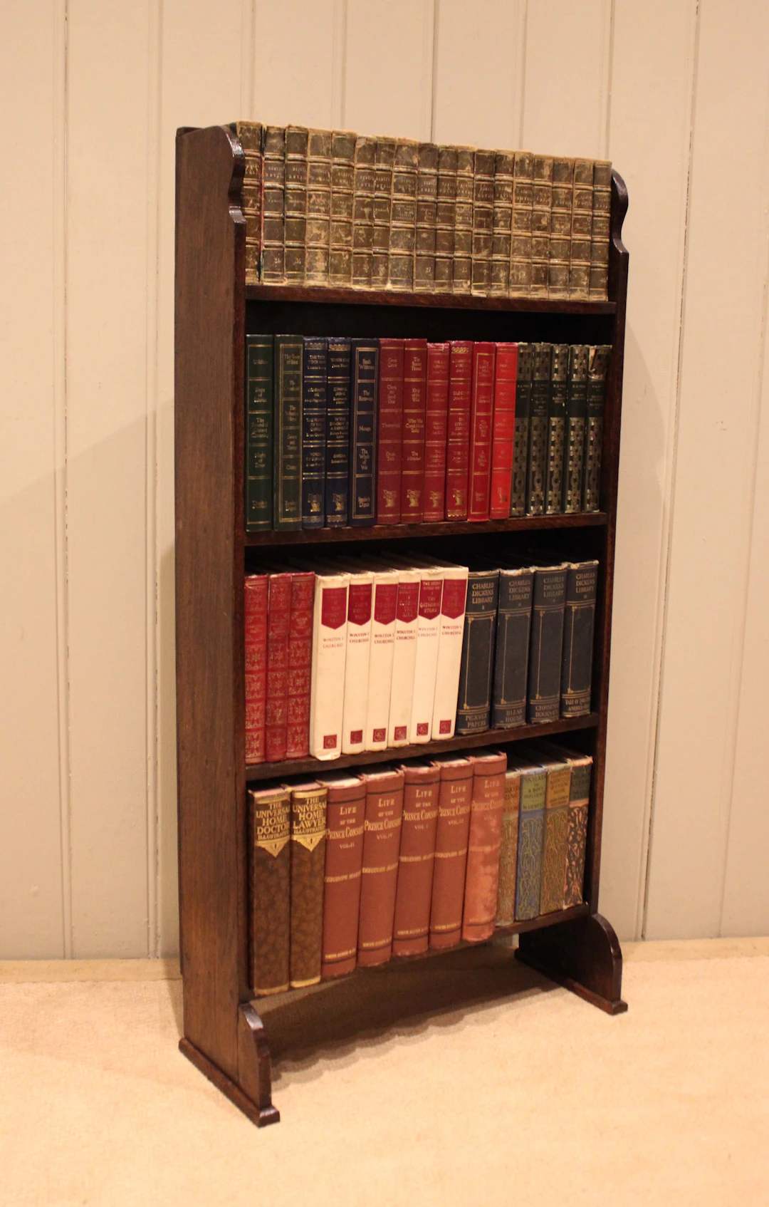 Oak Open Bookcase