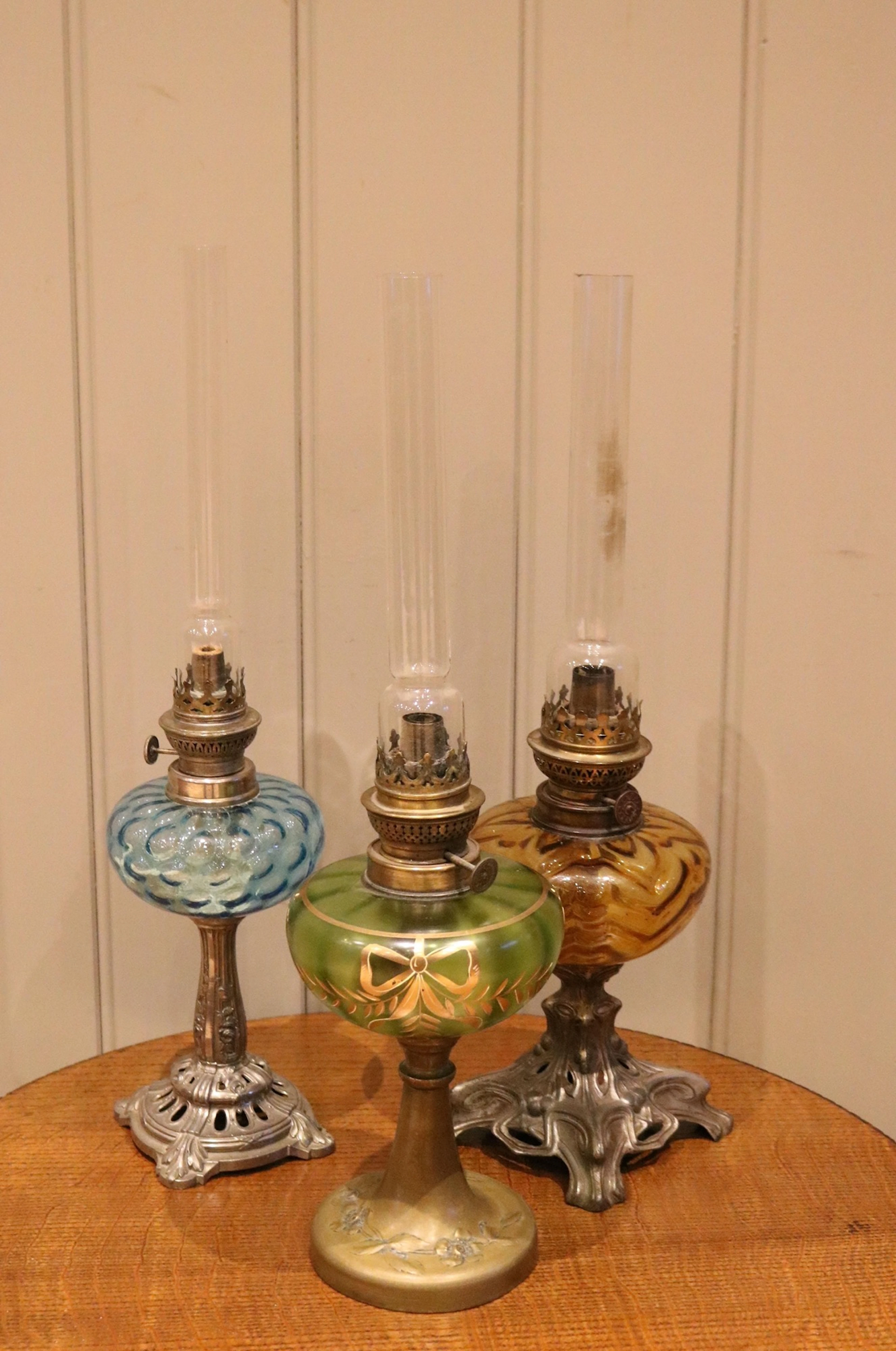 French Oil Lamp