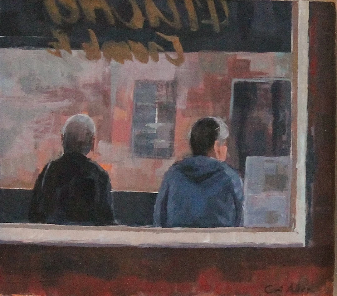 Bus stop study by Ceri Allen