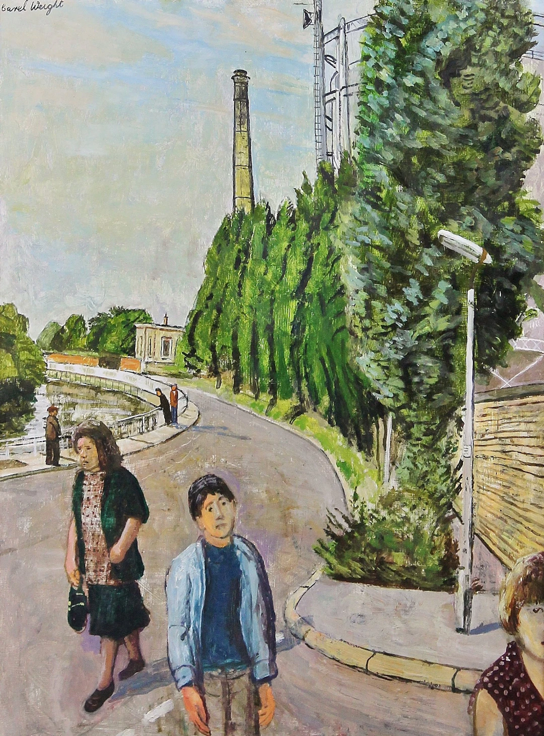 Gas works, Cambridge by Carel Weight RA, CBE