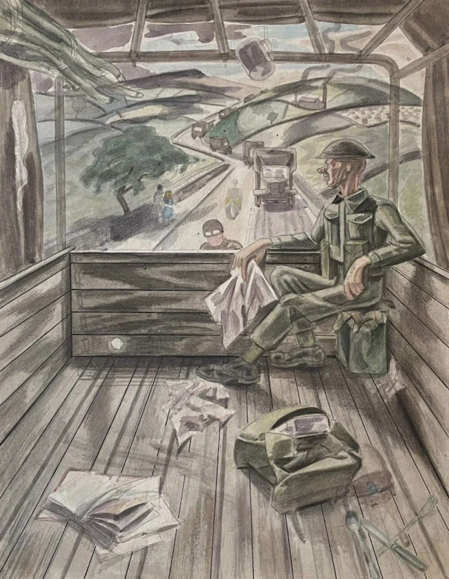 In convoy, circa 1942 by Robin Ball