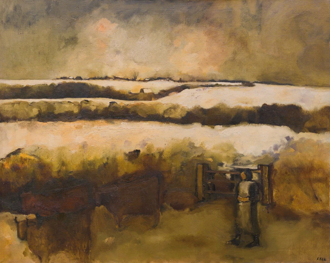 Spring in Cumberland II - 1961 by Sheila Fell RA FRSA