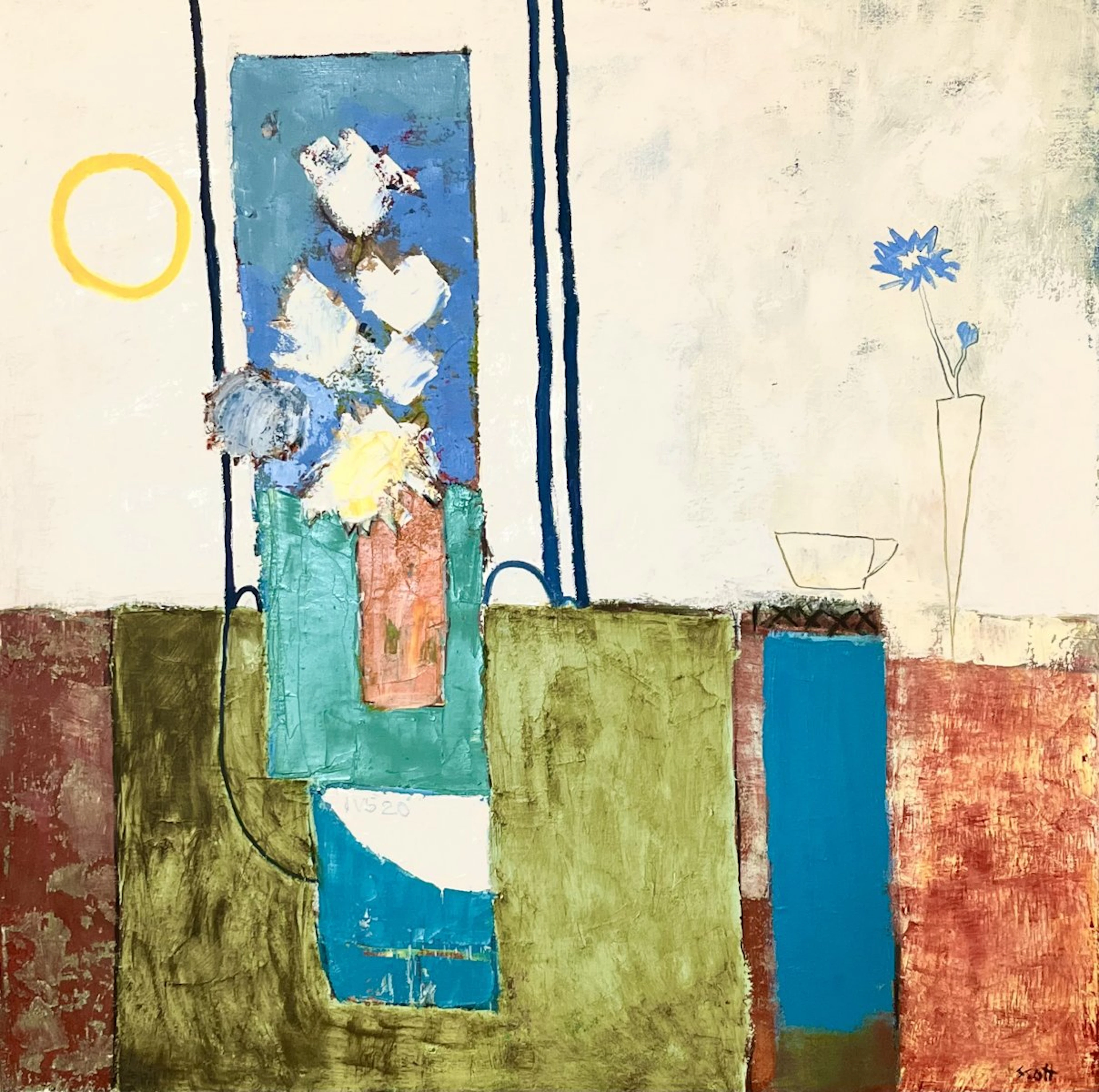 Cornflower blue by Marie Scott