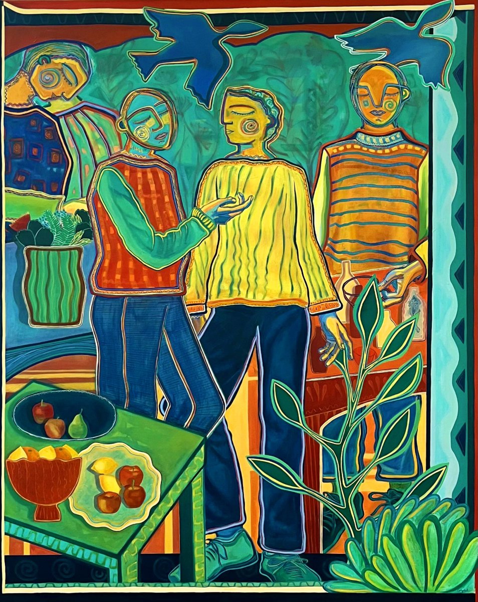 Market Day stroll by Alice Campbell