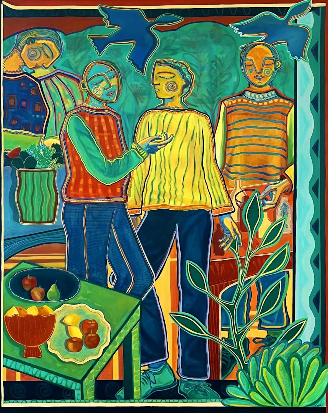 Market Day stroll by Alice Campbell