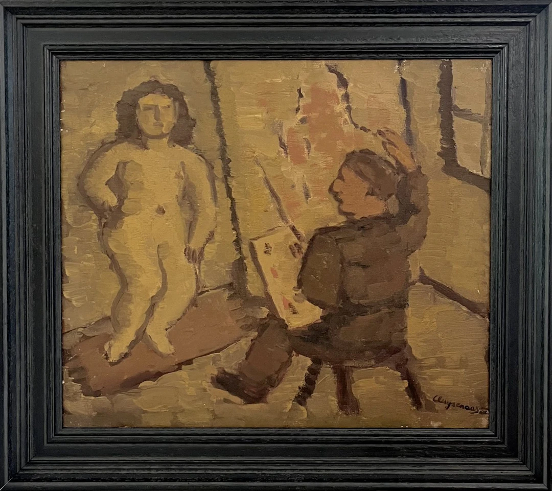 In the studio by John Cluysenaar c 1935 by Mid-Century Modern Alternatives