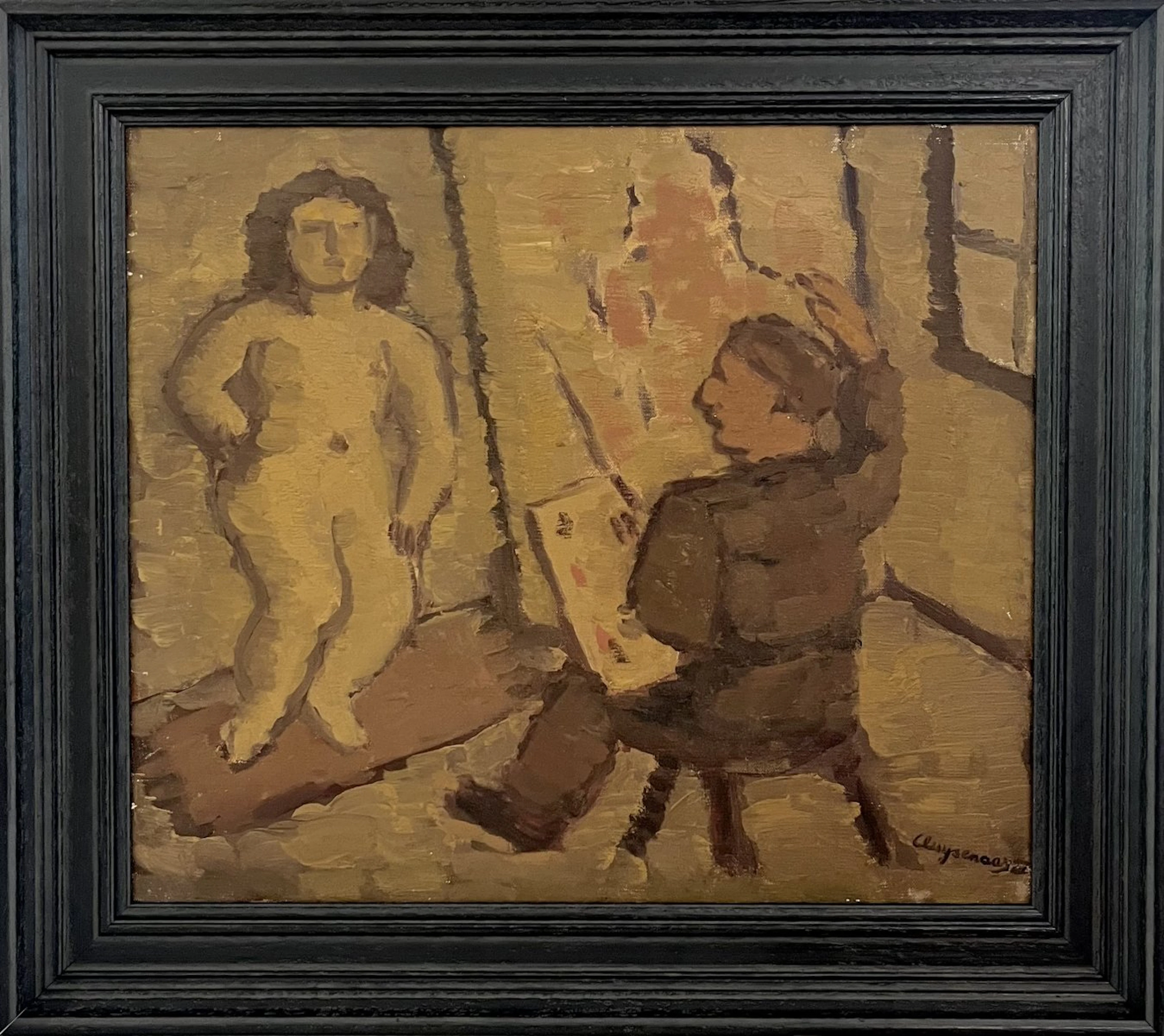 In the studio by John Cluysenaar c 1935 by Mid-Century Modern Alternatives