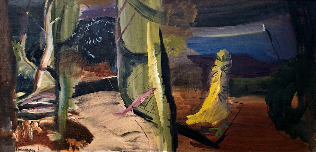 Dark Landscape - 1944 by Ivon Hitchens