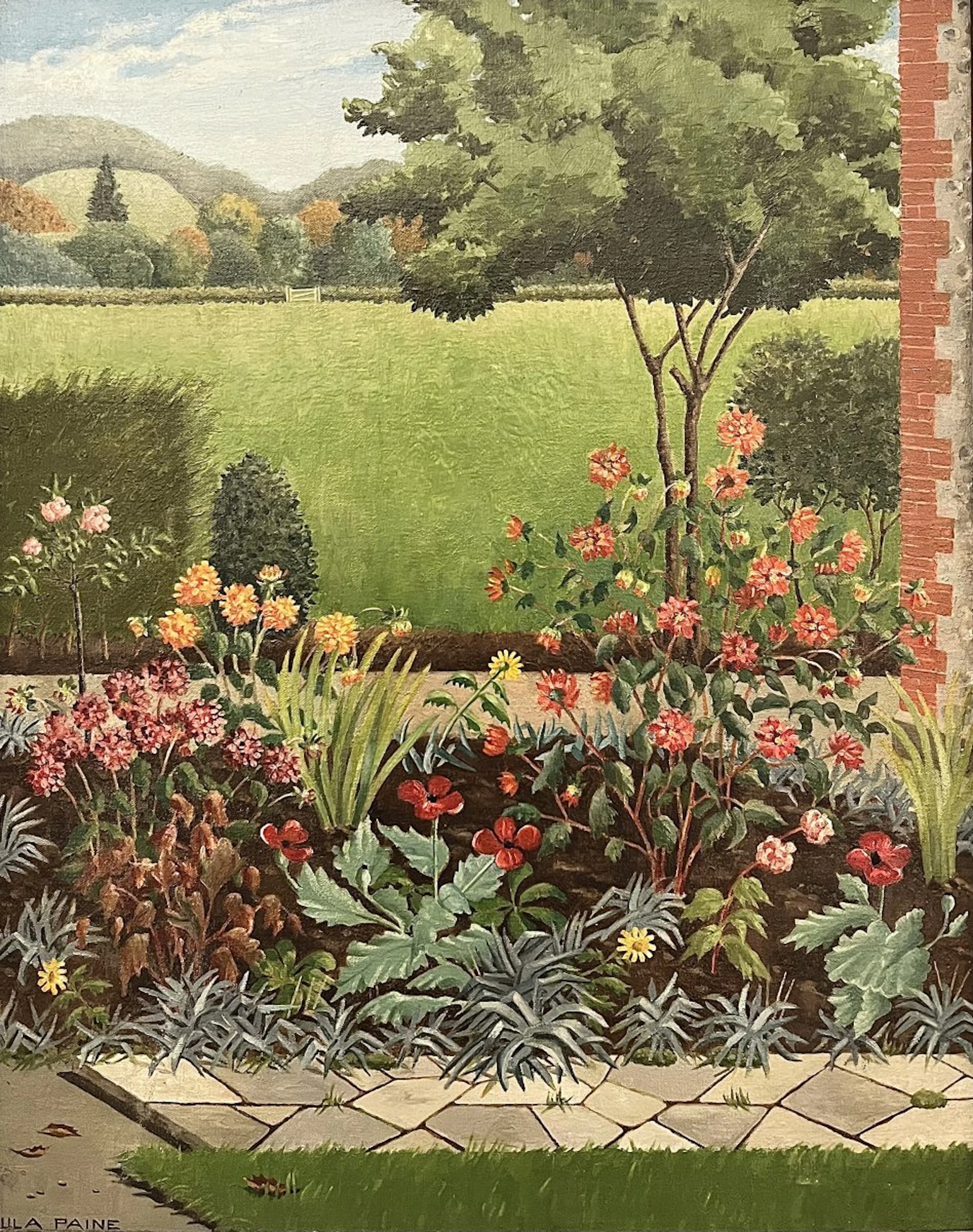 A Little Garden, 1979 by Ula Paine by Mid-Century Modern Alternatives
