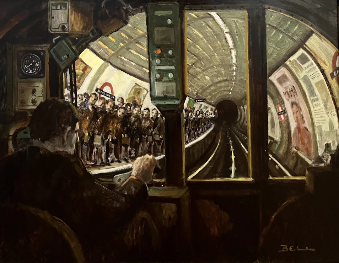 Around in Circles, London Underground by Bill Bell