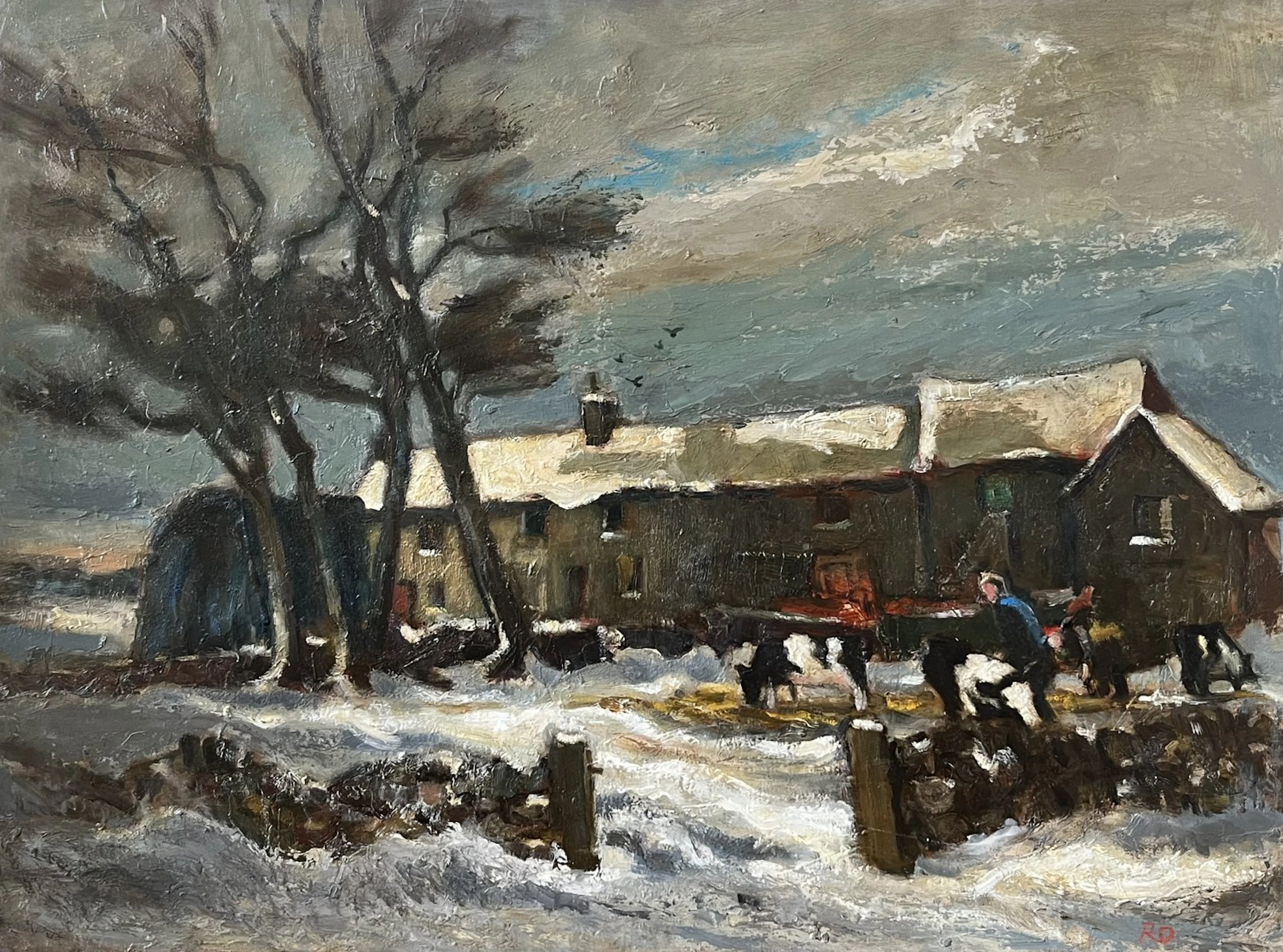 Snow at High Edge by Robert Dawson