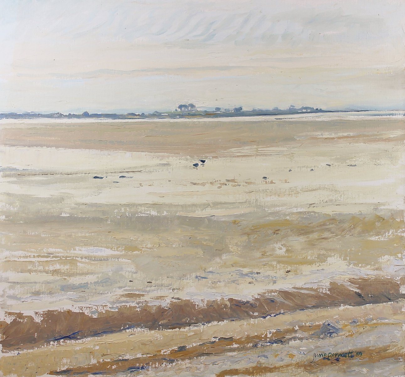 Low tide, Port Carlisle by June Bennett