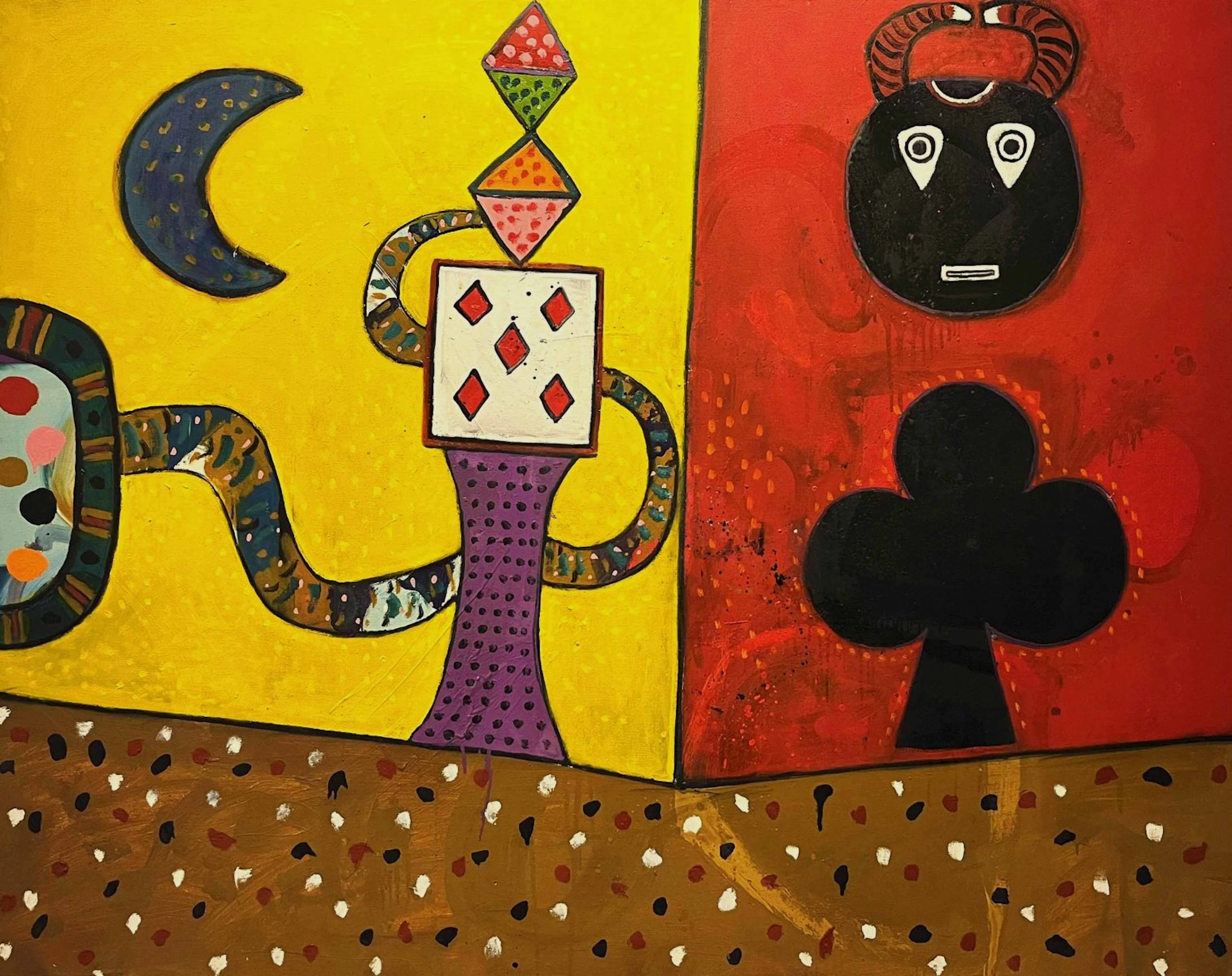 Guli Wall No. 5 - December 1969 by Alan Davie (RA)