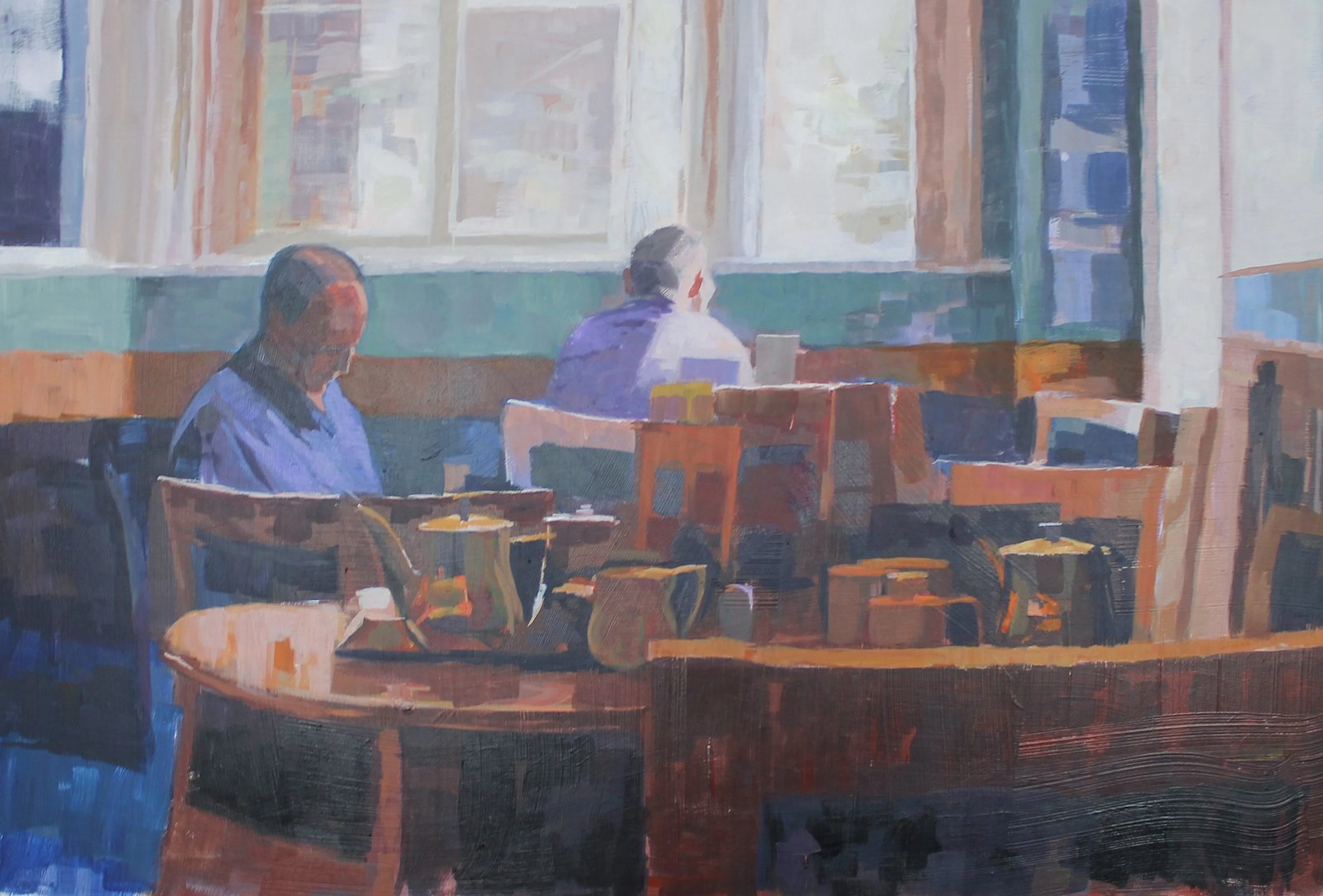 Blue interior by Ceri Allen