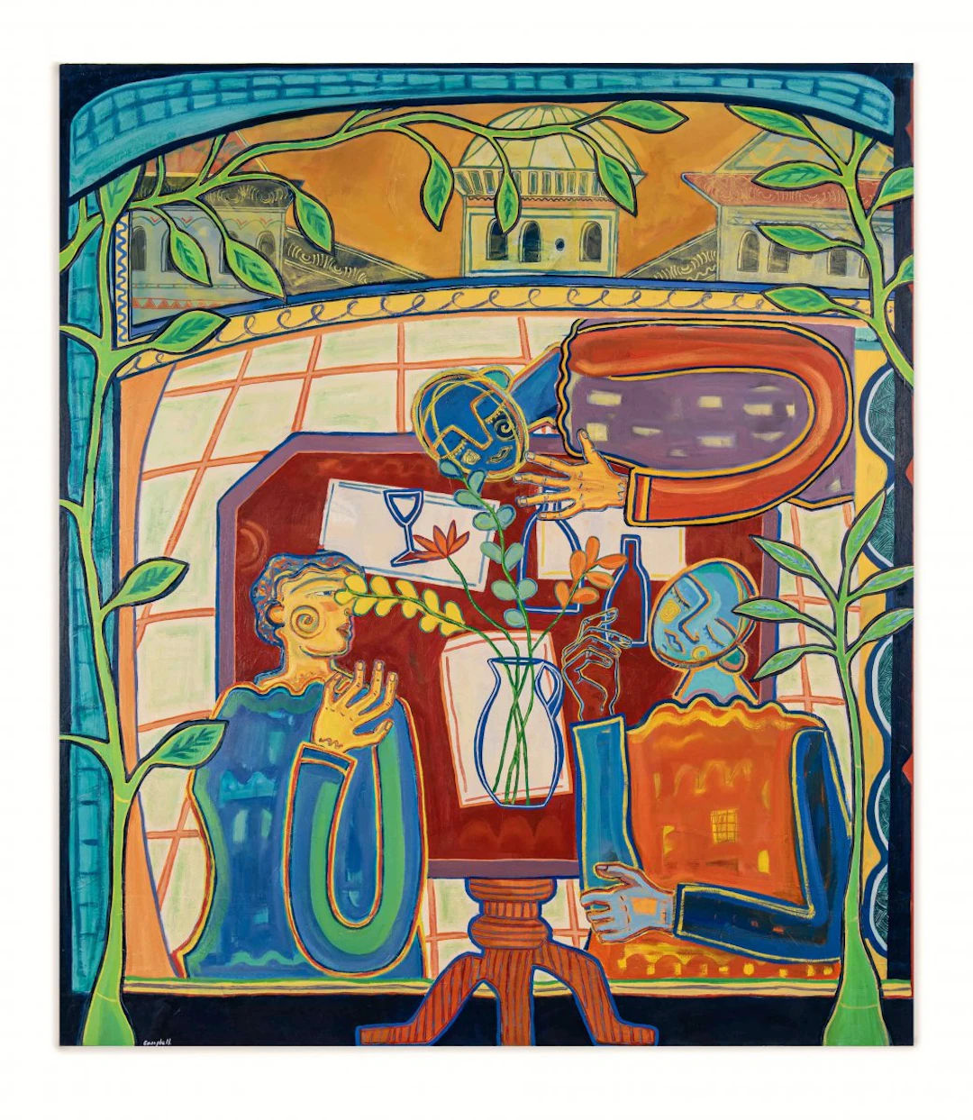 Moroccan table by Alice Campbell