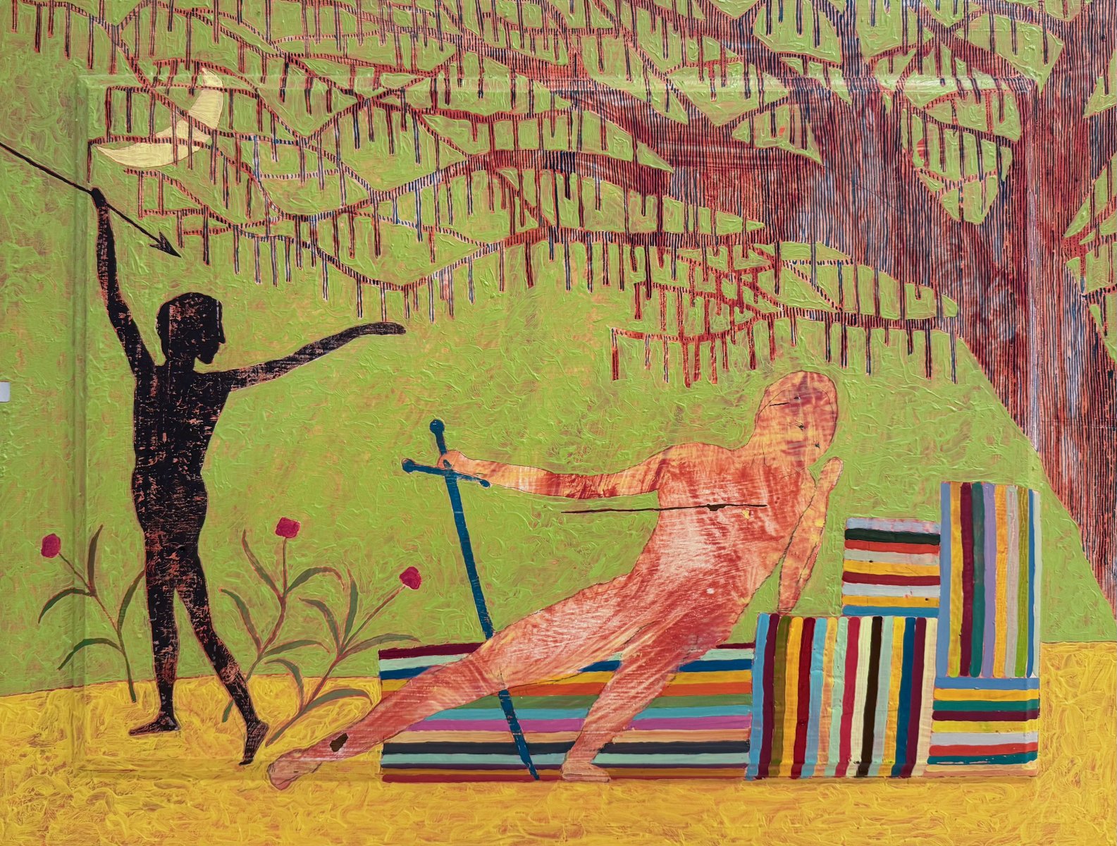 The Gates VII - after William Blake - 2006 by Stephen Chambers (RA)