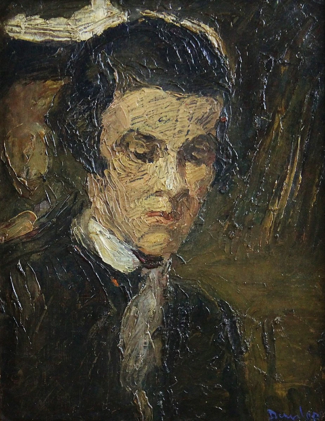 Portrait of a lady by Ronald Ossory Dunlop (RA)