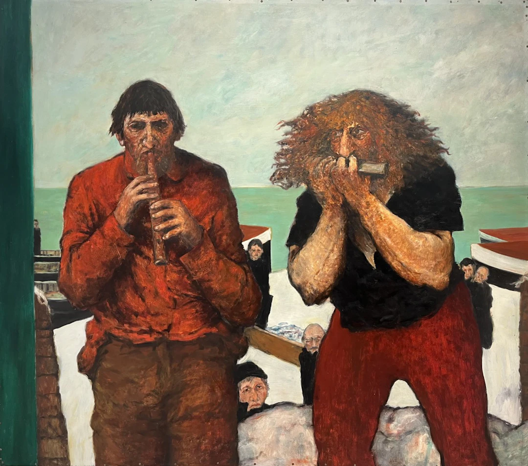 The Players - 1967 by John Bellany (RA, CBE)